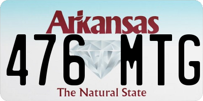 AR license plate 476MTG