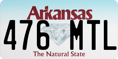 AR license plate 476MTL