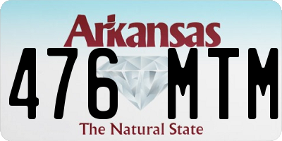 AR license plate 476MTM
