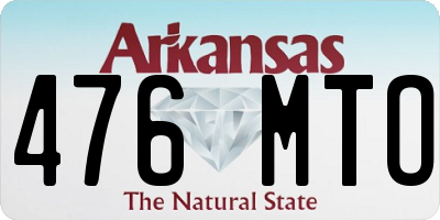 AR license plate 476MTO