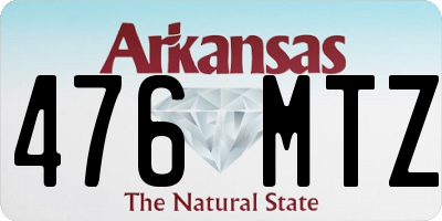 AR license plate 476MTZ