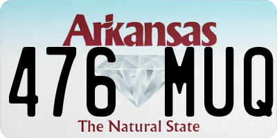 AR license plate 476MUQ