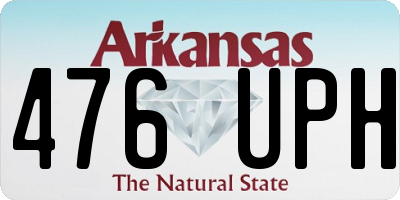 AR license plate 476UPH