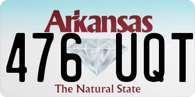 AR license plate 476UQT