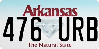 AR license plate 476URB