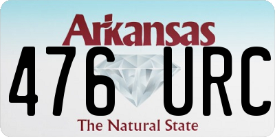 AR license plate 476URC