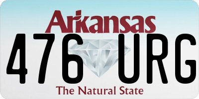 AR license plate 476URG