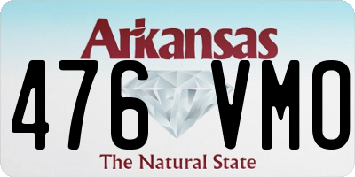 AR license plate 476VMO