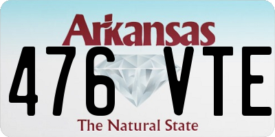 AR license plate 476VTE