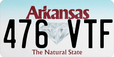 AR license plate 476VTF
