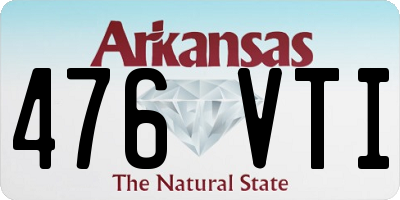 AR license plate 476VTI