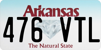 AR license plate 476VTL