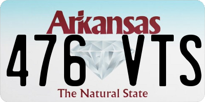 AR license plate 476VTS