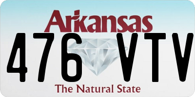 AR license plate 476VTV