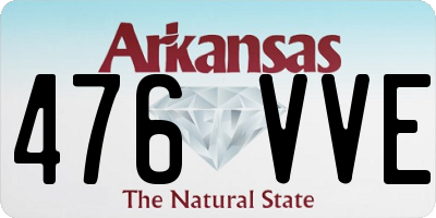 AR license plate 476VVE