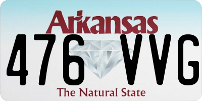 AR license plate 476VVG