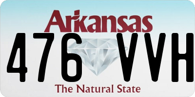 AR license plate 476VVH