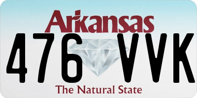 AR license plate 476VVK