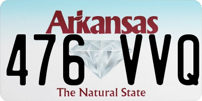 AR license plate 476VVQ