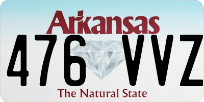 AR license plate 476VVZ