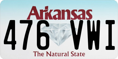 AR license plate 476VWI