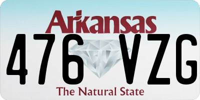 AR license plate 476VZG