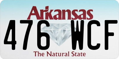 AR license plate 476WCF