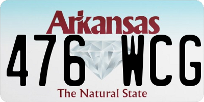 AR license plate 476WCG