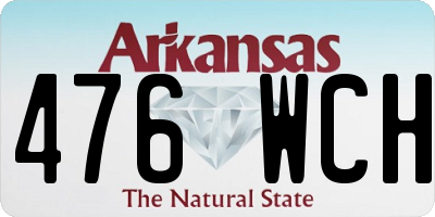 AR license plate 476WCH