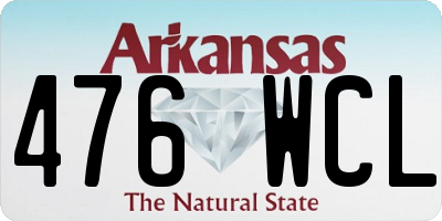 AR license plate 476WCL
