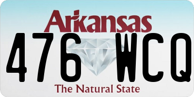 AR license plate 476WCQ