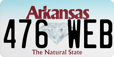 AR license plate 476WEB