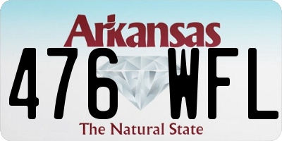 AR license plate 476WFL