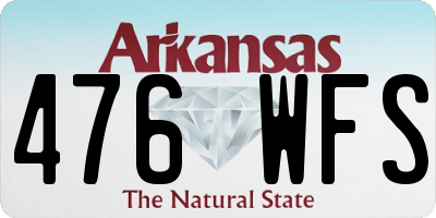 AR license plate 476WFS