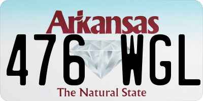 AR license plate 476WGL