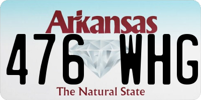 AR license plate 476WHG