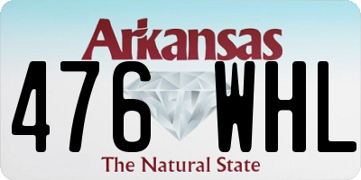 AR license plate 476WHL