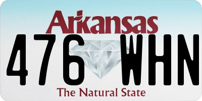 AR license plate 476WHN