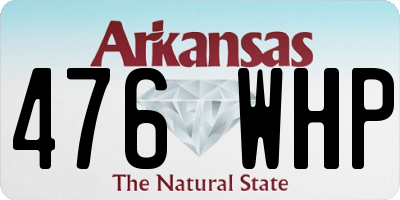 AR license plate 476WHP