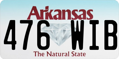 AR license plate 476WIB