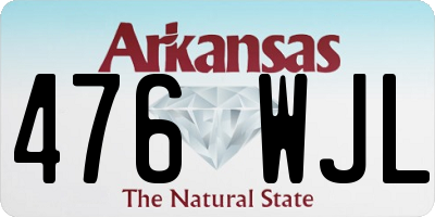 AR license plate 476WJL