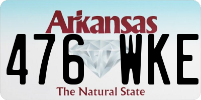 AR license plate 476WKE