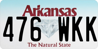 AR license plate 476WKK