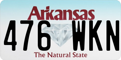 AR license plate 476WKN