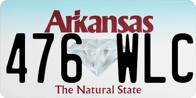 AR license plate 476WLC