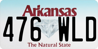AR license plate 476WLD
