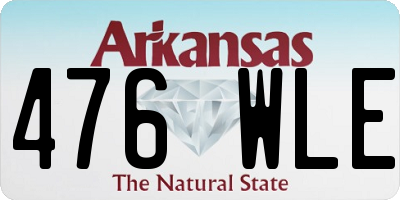 AR license plate 476WLE
