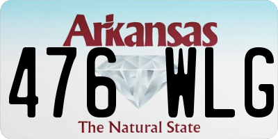 AR license plate 476WLG