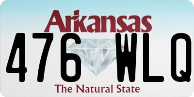 AR license plate 476WLQ