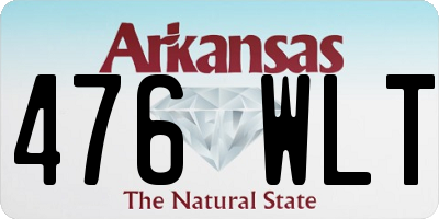 AR license plate 476WLT
